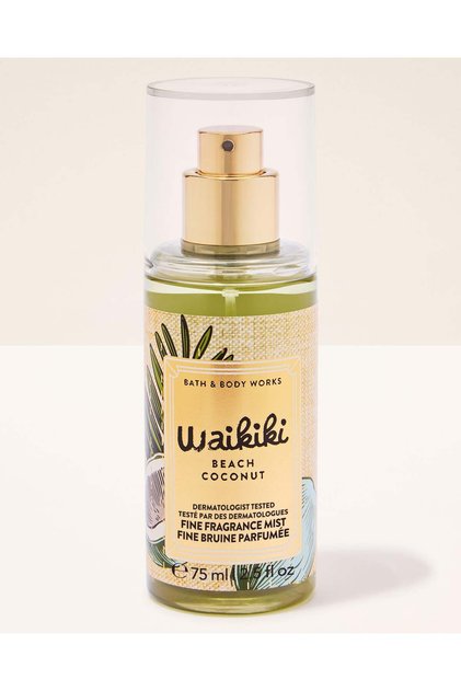 Waikiki Beach Coconut Seyahat Boy Vücut Spreyi 75 ml