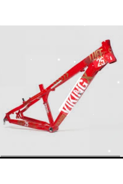 平和/BIG BONUS CR枠ジャンク Viking VikingX Tuff X-25 Dirt Jump Aliminyum Kadro Kırmızı