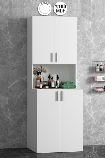 Kenzlife Çamaşır-Kurutma Makinesi Dolabı Kapaklı Jelena Byz 180*70