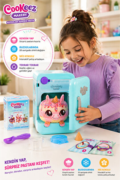 OpenCity Cookeez Makery Buzdolabı Oyuncak Pelüş Interaktif Kokulu