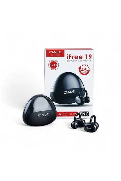 iFree 19 True Wireless Ear-Clip Earbuds, ENC Noise Cancellation, Clear Calls, Touch Control