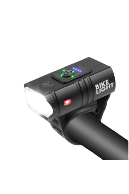 T6 Led Bisiklet Işık Usb Şarj Edilebilir Güç Ekran Ön Lamba