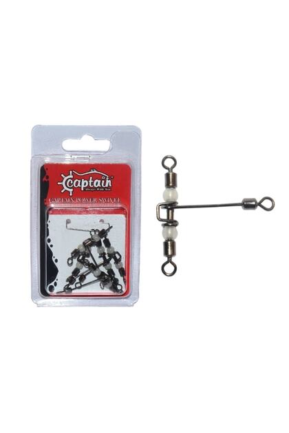 5126 Üçlü Uzun T Fırdöndü 5'li Paket Black Nikel