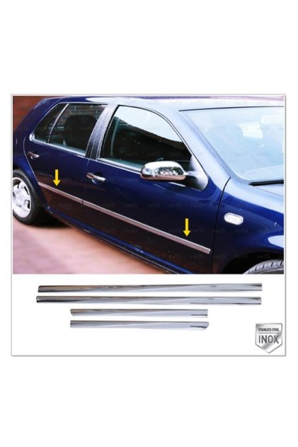 Vw Golf 4 Krom Yan Kapı Çıtası 4 Kapı 1998-2004 P, Çelik