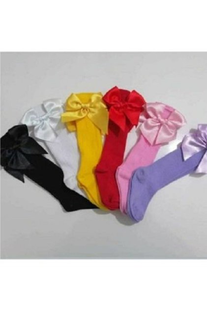 Baby Girl And Child 6 Piece Bow Socks