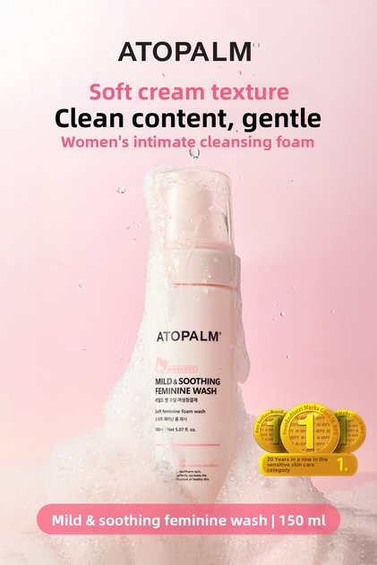 Creamy Textured Gentle Women's Intimate Cleansing Foam Maternity Care Mild & Soothing Feminine Wash