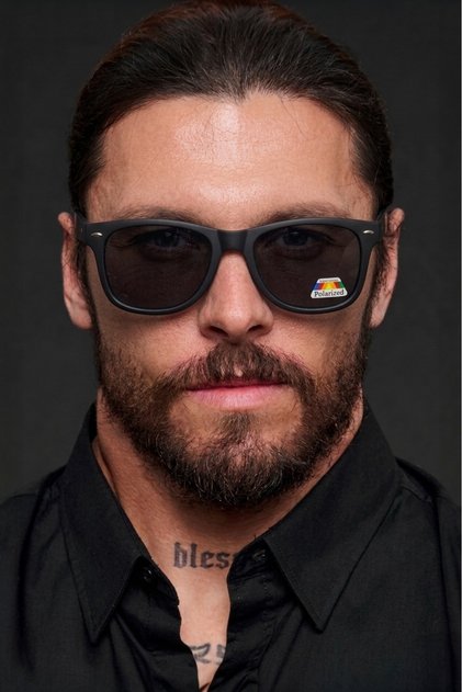 Wayfarer Polarized Men's Spring Hinge High Quality Sunglasses Matte Frame