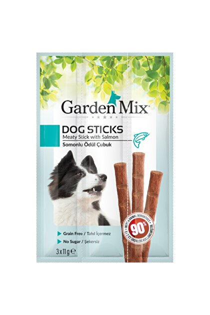 Gardenmix Somonlu Köpek Stick Ödül 3*11g 1 adet - Fiyatı, Yorumları