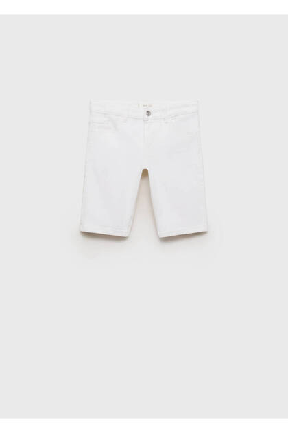 Denim bermuda şort