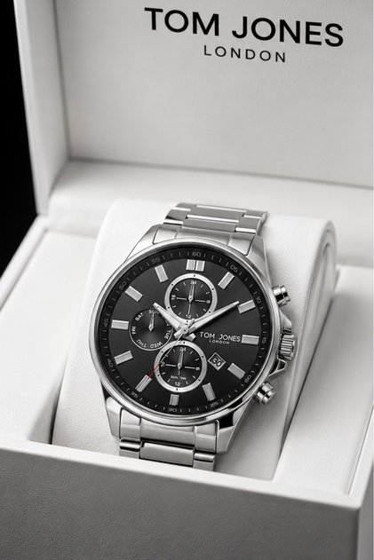 Men's Wristwatch 3 Atm Waterproof with Steel Bracelet Gift