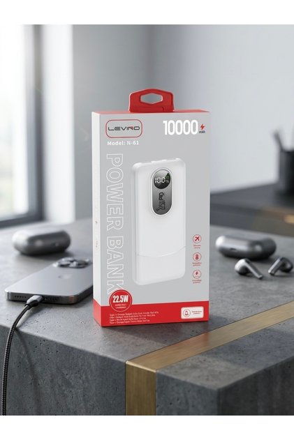 Fast Charging High Capacity Power Bank 10000mAh with Digital LED Display