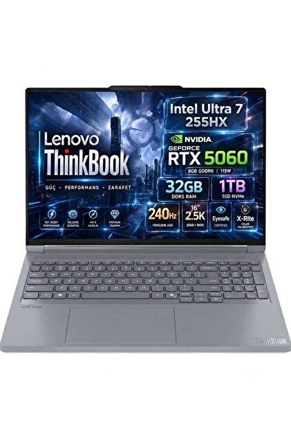 LENOVO THINKBOOK 21U00013TX R9-8940HX 32GB 1TB SSD 8GB RTX5060 16
