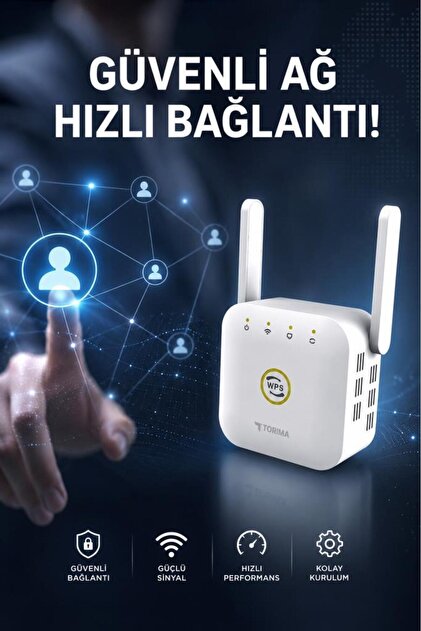 【みく】Wi-Fiルーター Torima Wifi Sinyal Güçlendirici Router 300Mbps WR25 Siyah - Fiyatı