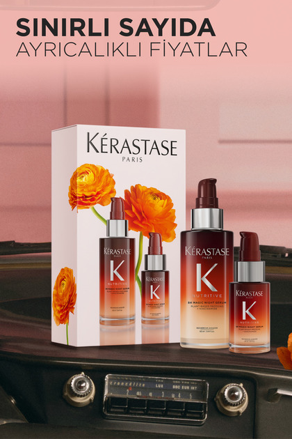 Kerastase Nutritive 8h Magic Night Yoğun Besleyici Gece Serum Duo
