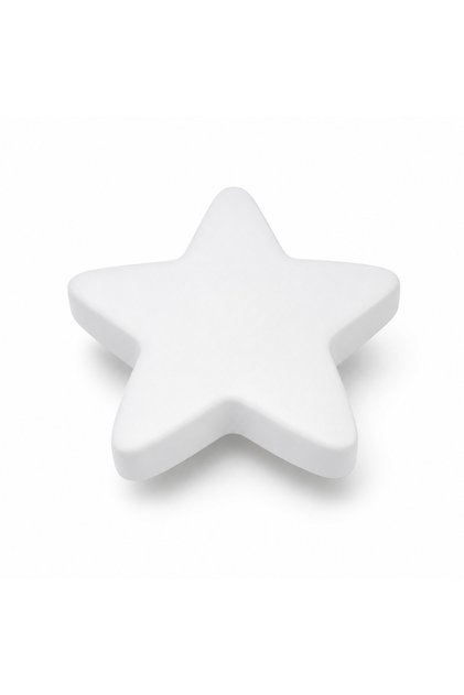 White Star Handle - Diameter 7 cm Baby Kids Teen Room Handles Cabinet Drawer Furniture Handle