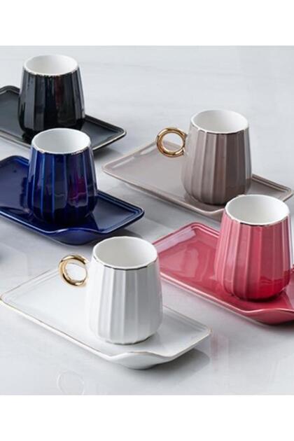 6-Piece Dream Lover Porcelain Coffee Cup Set