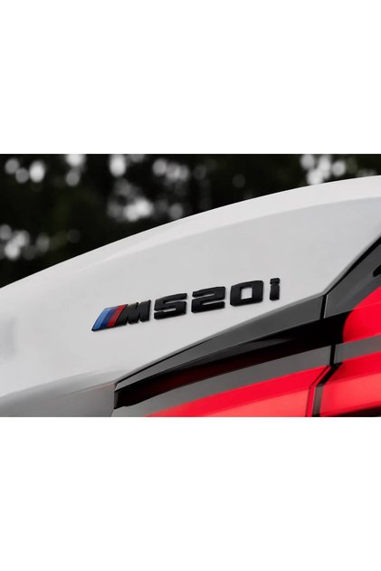 Bmw M520I Trunk Lettering Black Color - Bmw M520I Trunk Lettering Black Color