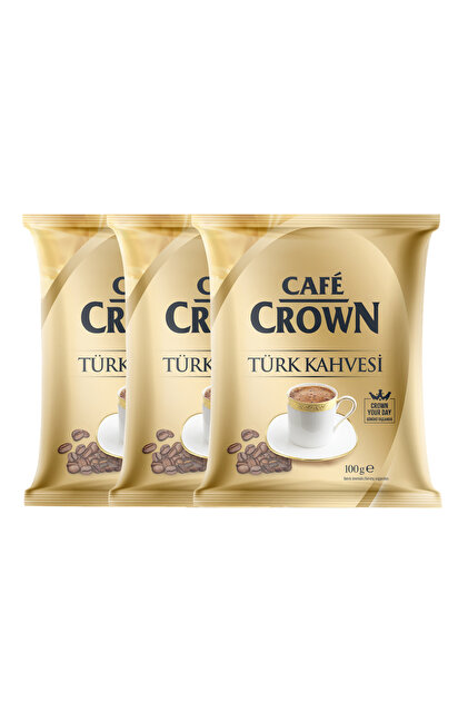 Cafe Crown Türk Kahvesi 100 gr 3'lü Paket - Fiyatı, Yorumları