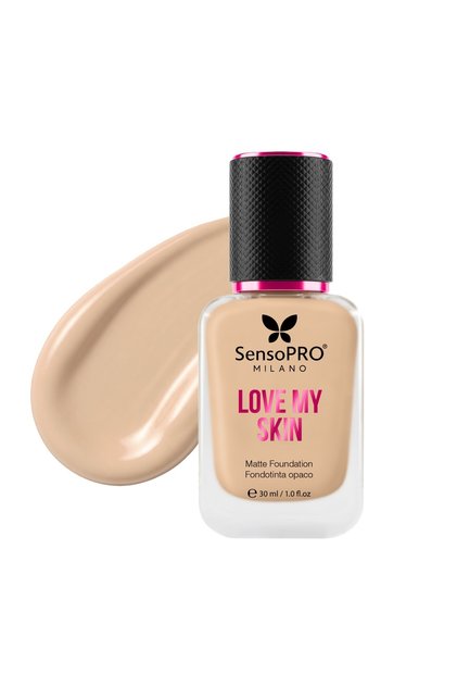 Fond de ten Love My Skin, cu vitamina E, SensoPRO Milano, S03 Light-Warm