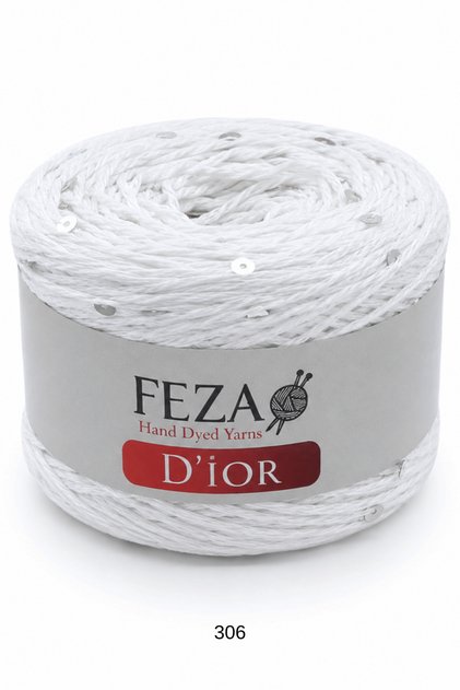 Dior Fantezi Pullu El Örgü İpliği, 100 gr, 310 m (1 Adet)