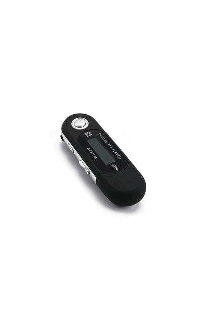 black Mini USB MP3 Player Portable 32GB TF Storage FM Radio Music Player Digital LCD Screen Multifun