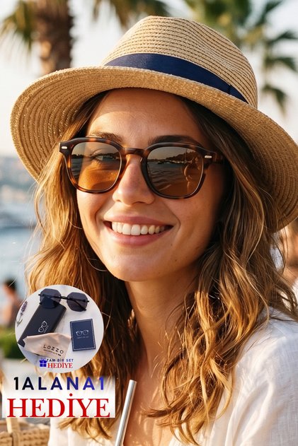 Women's Uv400 Leopard Frame Sunglasses 23012 C8