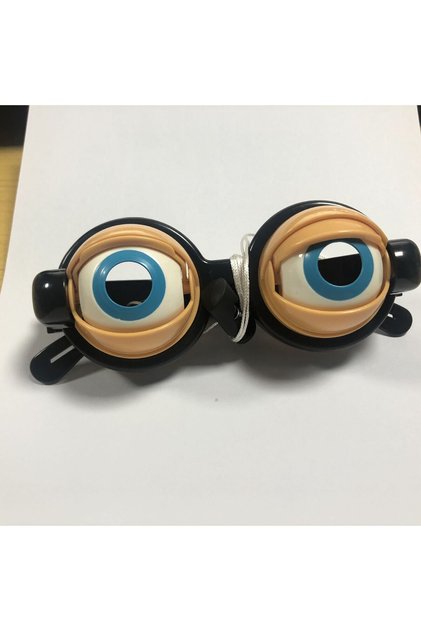 B Crazy Glasses New Strange Spoof Toys Selfie Video Funny Sand Sculpture Toys Party Decor Accessorie