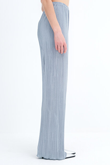 Addax Piliseli Wide Leg Pants Pn01470- Trendyol