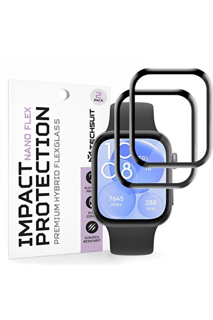 Προστατευτική μεμβράνη για Huawei Watch Fit 3 (σετ 2) - Nano Flex - Μαύρο
