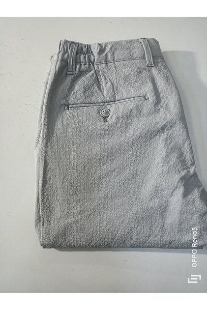 Gofre Fabric Cotton Jagger Pants