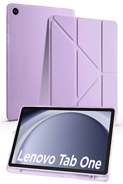 Nezih Case Lenova Tab One 8.7 İnç TB-305FU Uyumlu Tri-Folding
