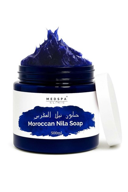 Moroccan Nila Soap,100% Natural Soap, Body Scrub, Purifying, Cleansing, Exfoliating for Hammam Ritual.500ml