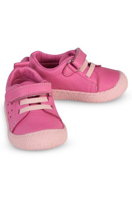 Velcro Leather 19- İlkadım Shoes - Fusya