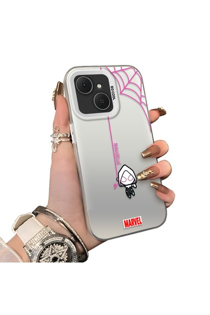 Tecno Spark 40C Compatible Hard Acrylic Back Silicone Edge Lens Protection Case