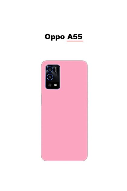 Oppo A55 Compatible Pink Velvet Phone Case