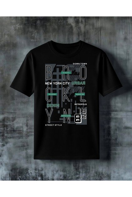 Bronx Newyork Printed Oversize T-Shirt