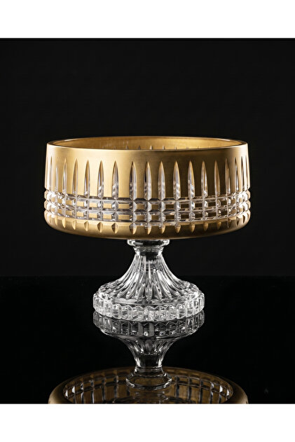 Crystal Hand-Cut Glass Presentation Bowl - Bowl