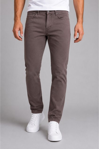 Men's Regular Fit Lycra Canvas Trousers 1126