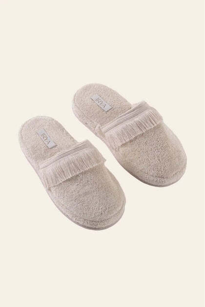 Belina Kalın Tabanlı Bambu Terlik Whisper Pink