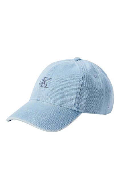 Açık Mavi Kadın Nakışlı Şapka MONOGRAM EMBROIDERY DENIM BASEBA