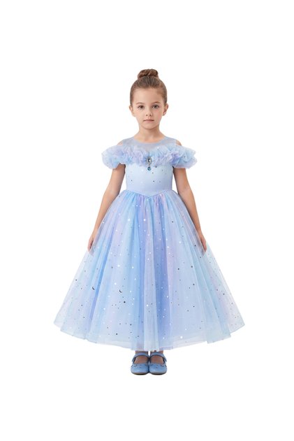 D'Daniela - Cinderella Dream Ballgown - Blue - 3Y to 12Y