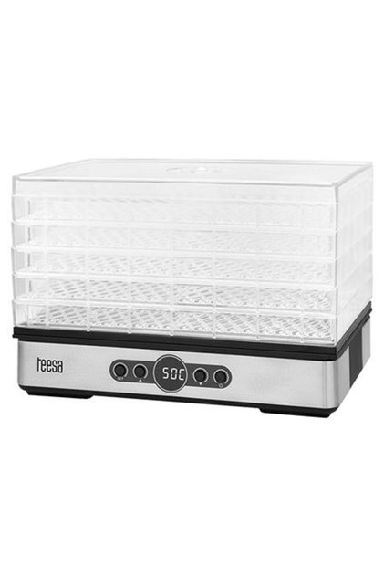 TSA3032 Αφυγραντήρας Τροφίμων, 400 W, 5 Δίσκοι, Ασημί