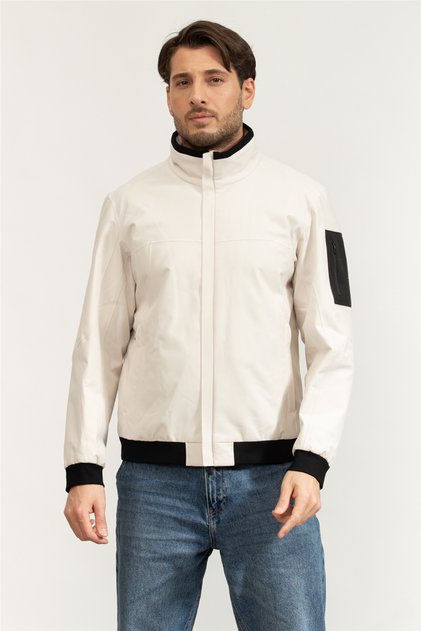 OW Hexatech Erkek Bomber Mont Beyaz