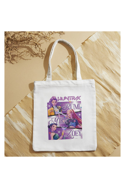 Huntrix Anime Bag - Rumi Mira Zoey Character Girl's Cloth Bag