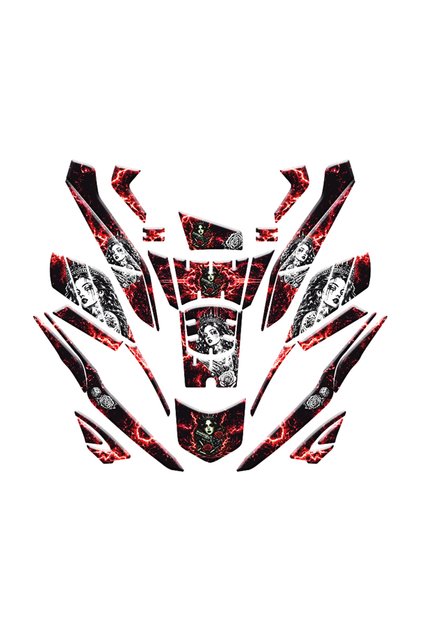 HONDA PCX 2025-2026 UYUMLU TANK PAD SET 017