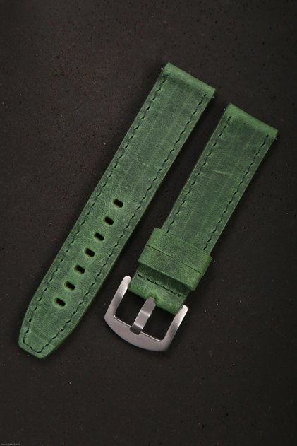 Genuine Leather 20mm Smart Pin Watch Band