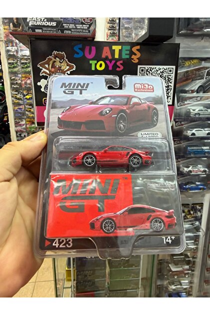 mini gt Porsche 911 Turbo S Guards Red MGT00423 1/64 - Fiyatı