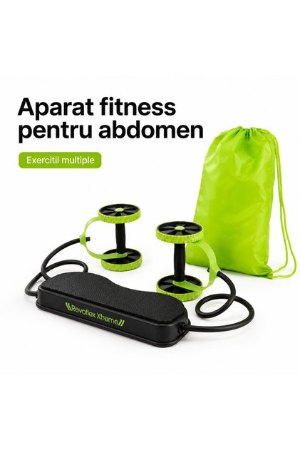 Aparat fitness cu rezistenta pentru abdomen, exercitii multiple pentru sala, antrenor personal pentru abdomen si tonifiere