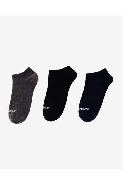 3-Pack Essential Ankle Socks Unisex Black-Navy Blue-Anthracite Socks S2520315-3700
