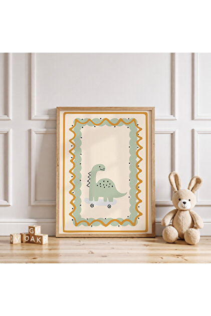 luxorpixels (Çerçevesiz) Araba Süren Tilki Çocuk Odası Poster